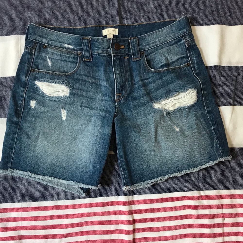 EUC J. Crew Factory Denim Shorts